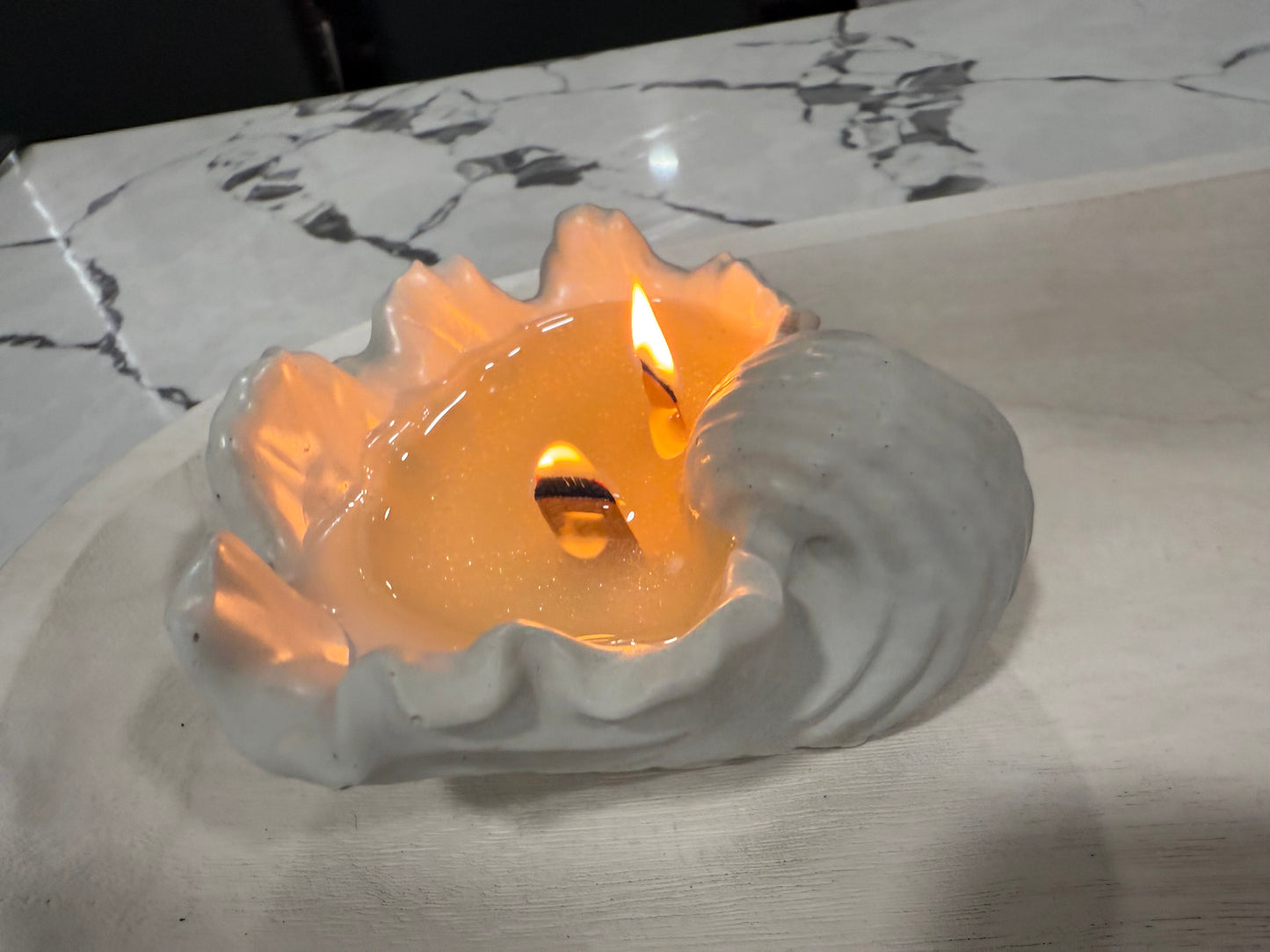 Small Shell Candle