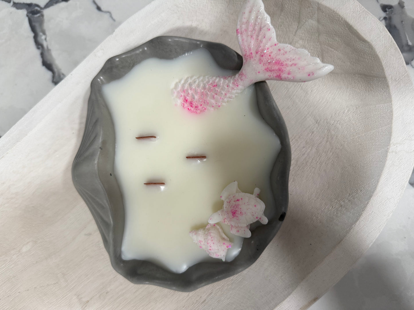 Mermaid Shell Candle
