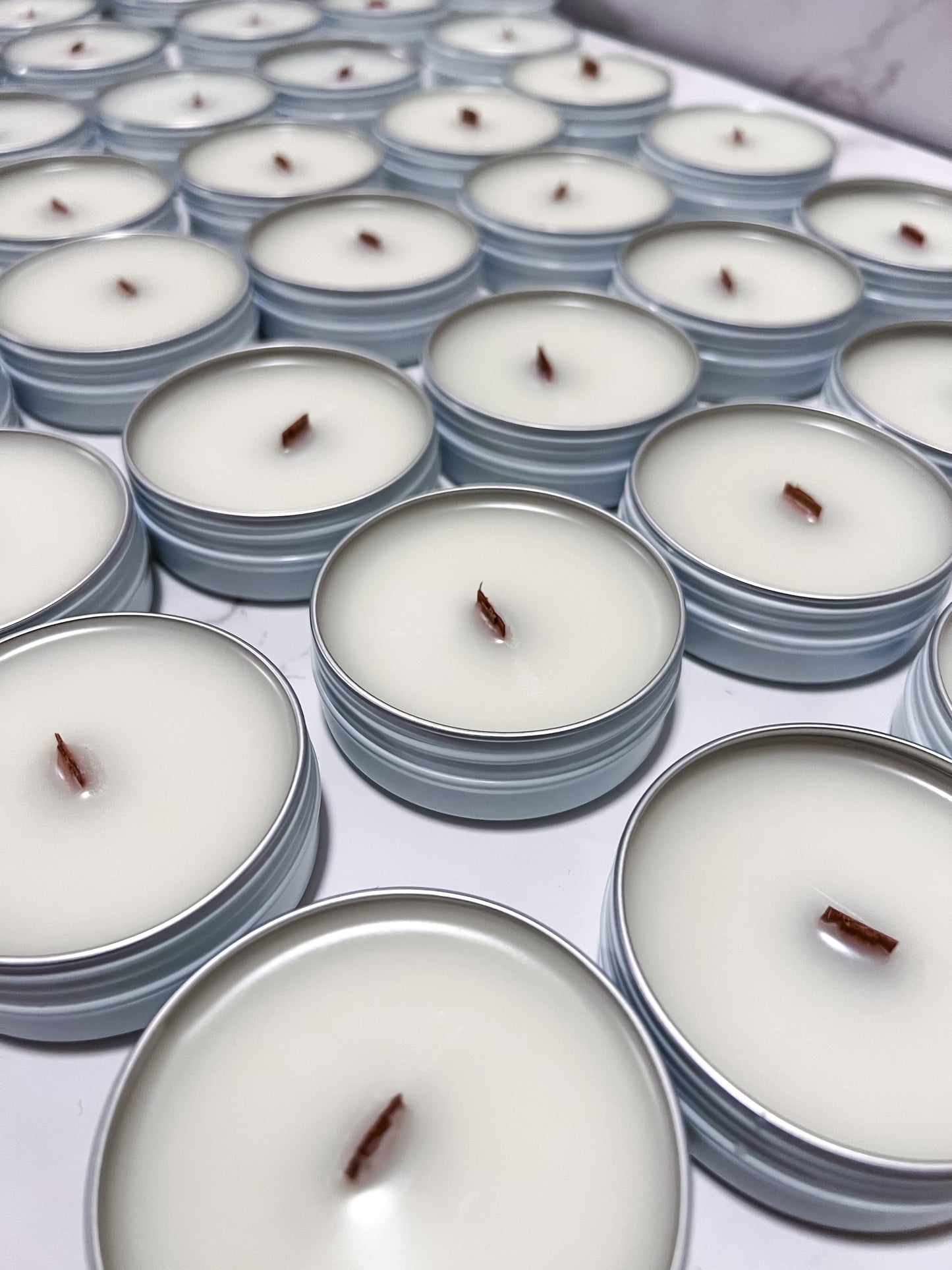 2 oz Tin Candles ( 1 Dozen)