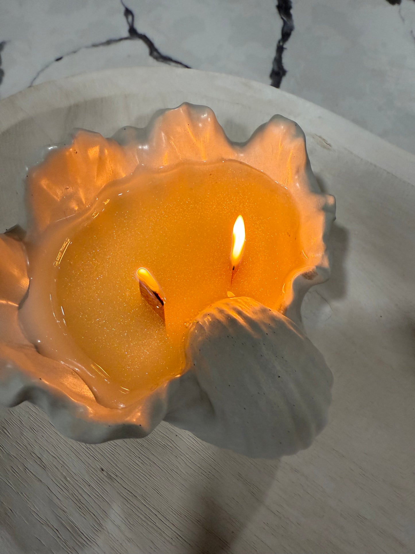 Small Shell Candle