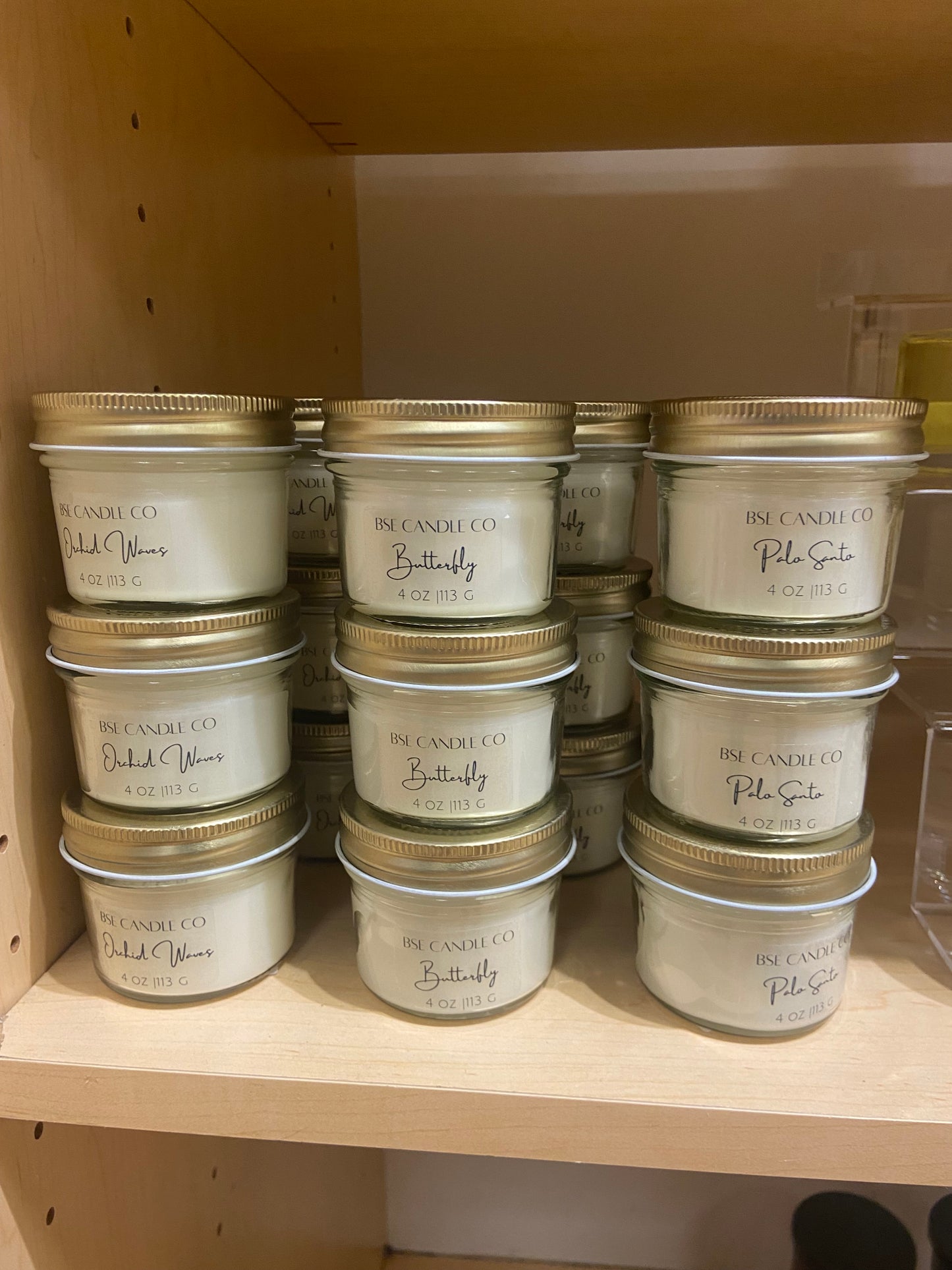 4oz Mini Glass Candle ( 1 Dozen)