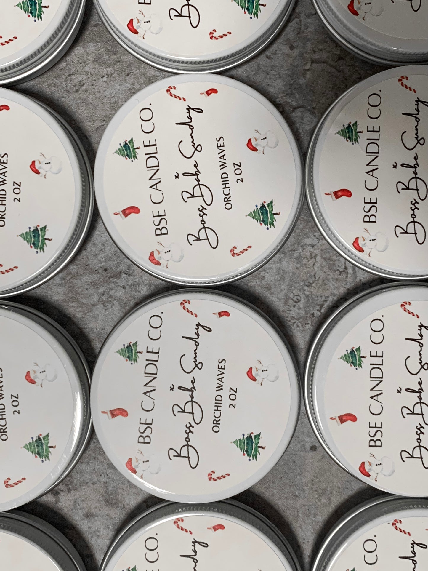 2 oz Tin Candles ( 1 Dozen)