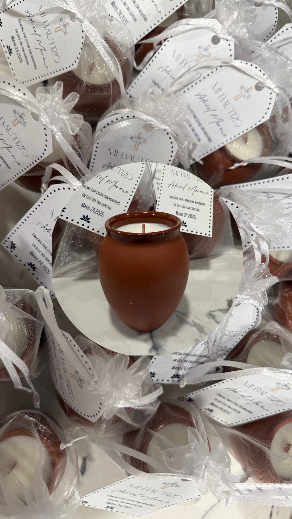 Mini Cantarito Candles ( 1 Dozen)