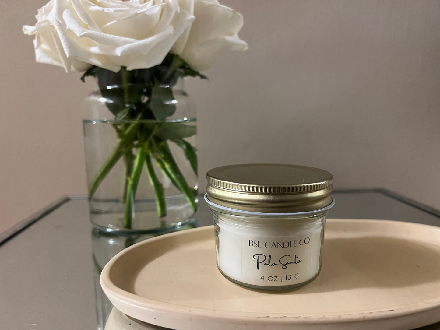 4oz Mini Glass Candle ( 1 Dozen)