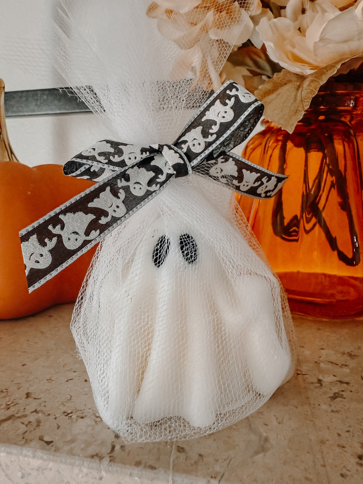 Ghost pillar candle