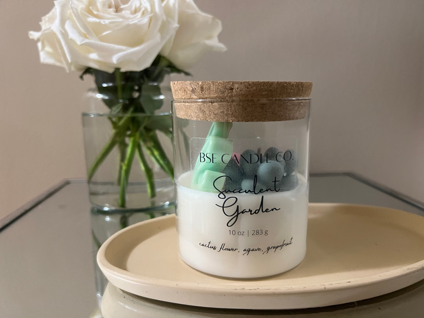 Succulent Garden Candle