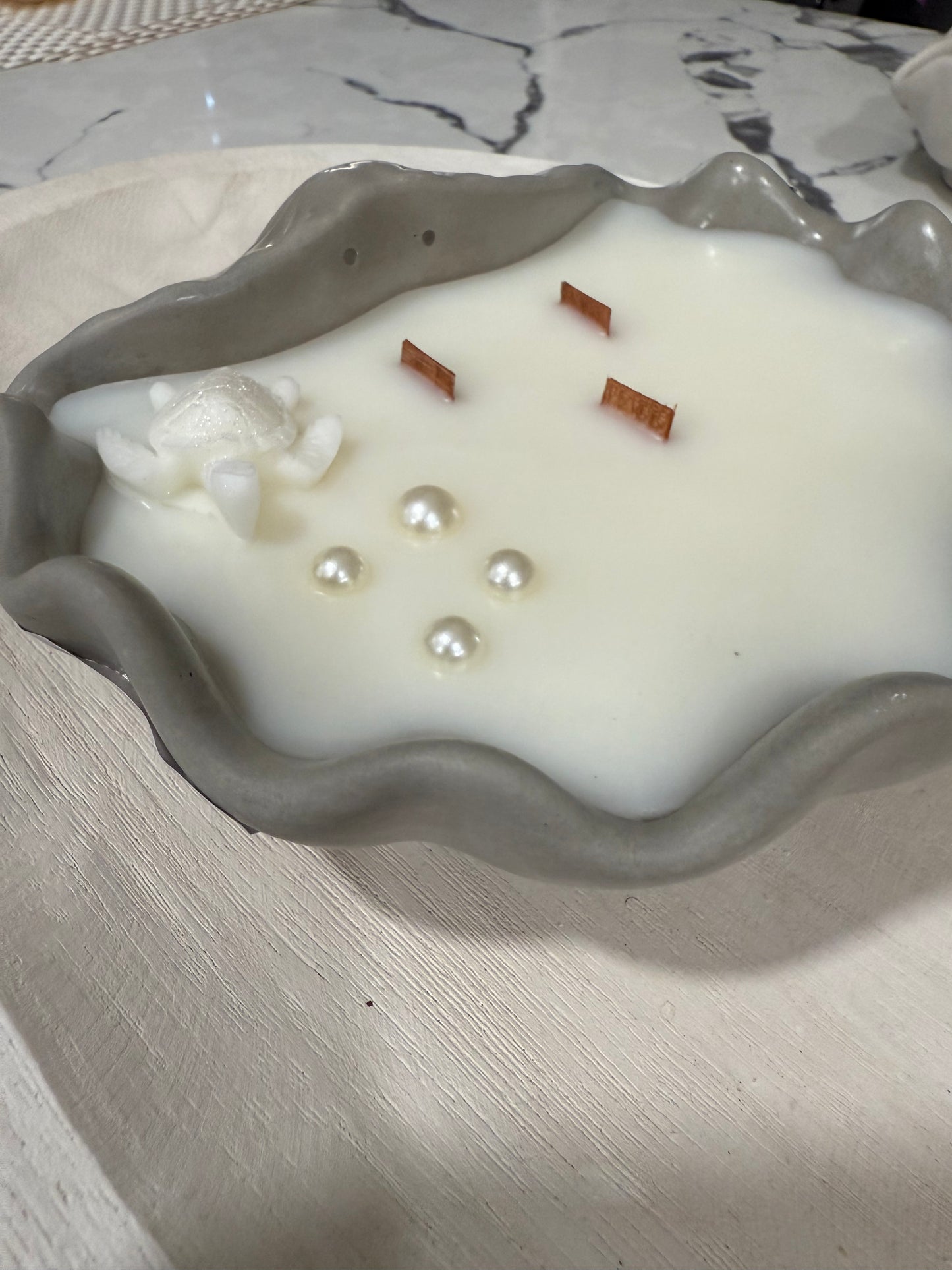 Large Shell Candle
