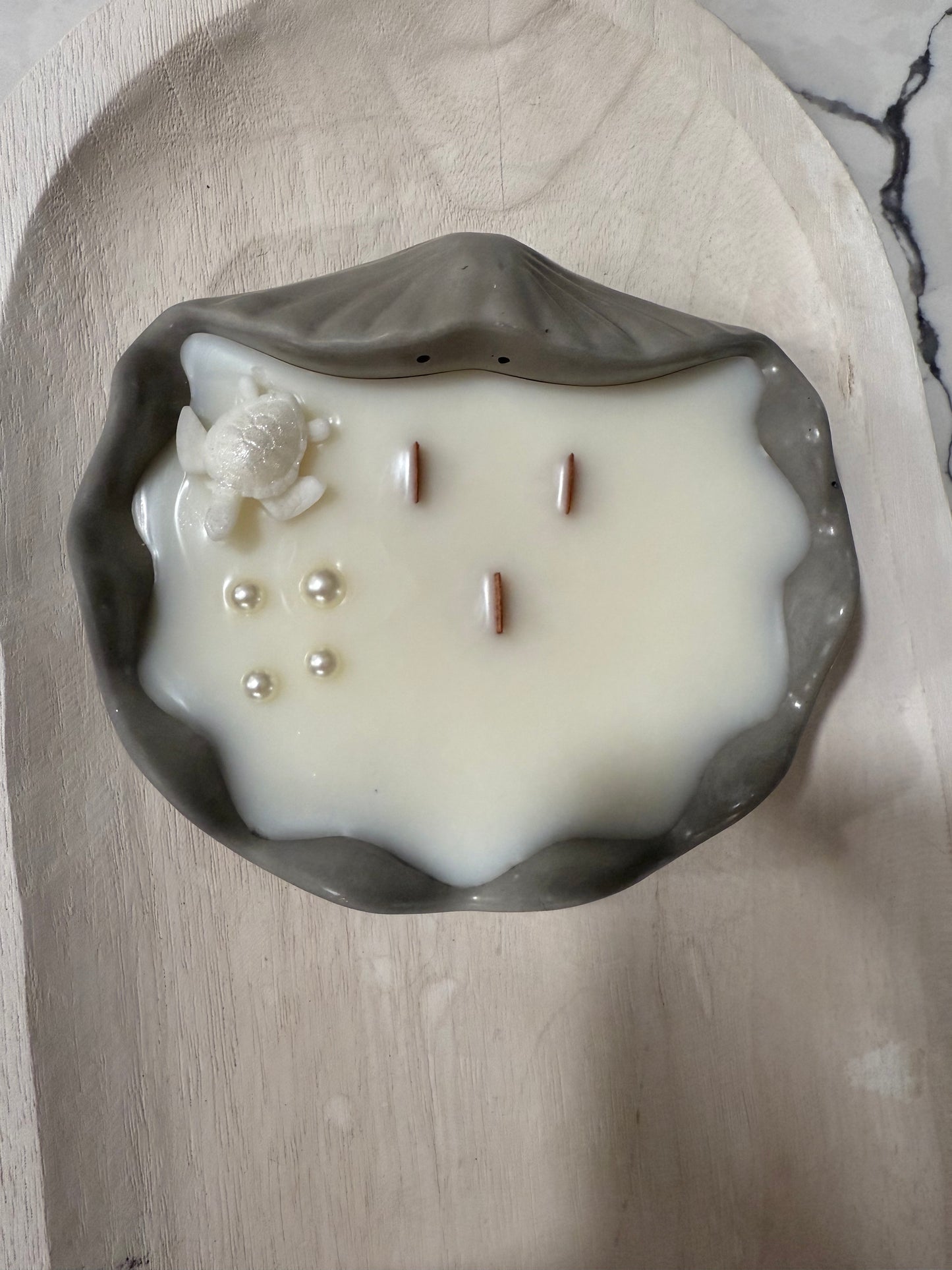 Large Shell Candle