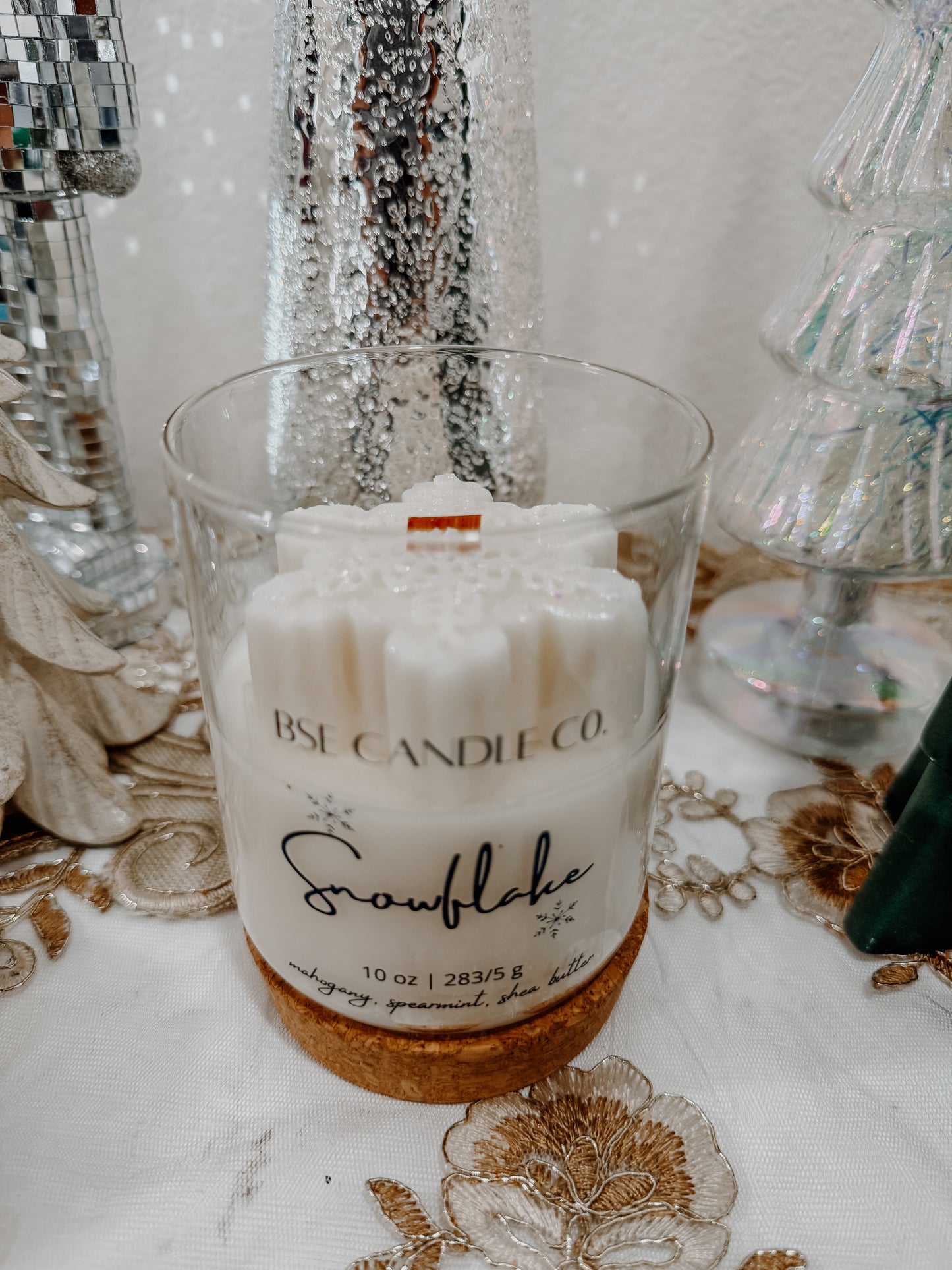 Snowflake Candle
