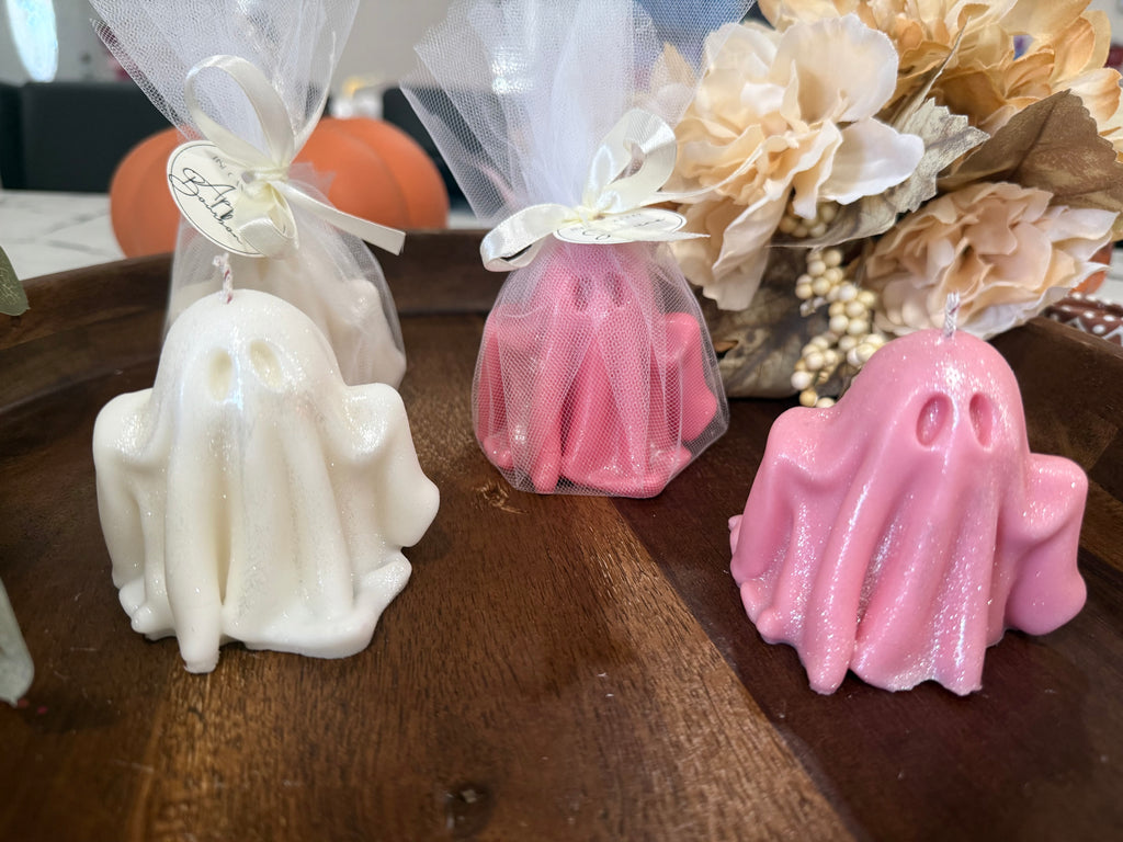 Ghost Pillar Candle