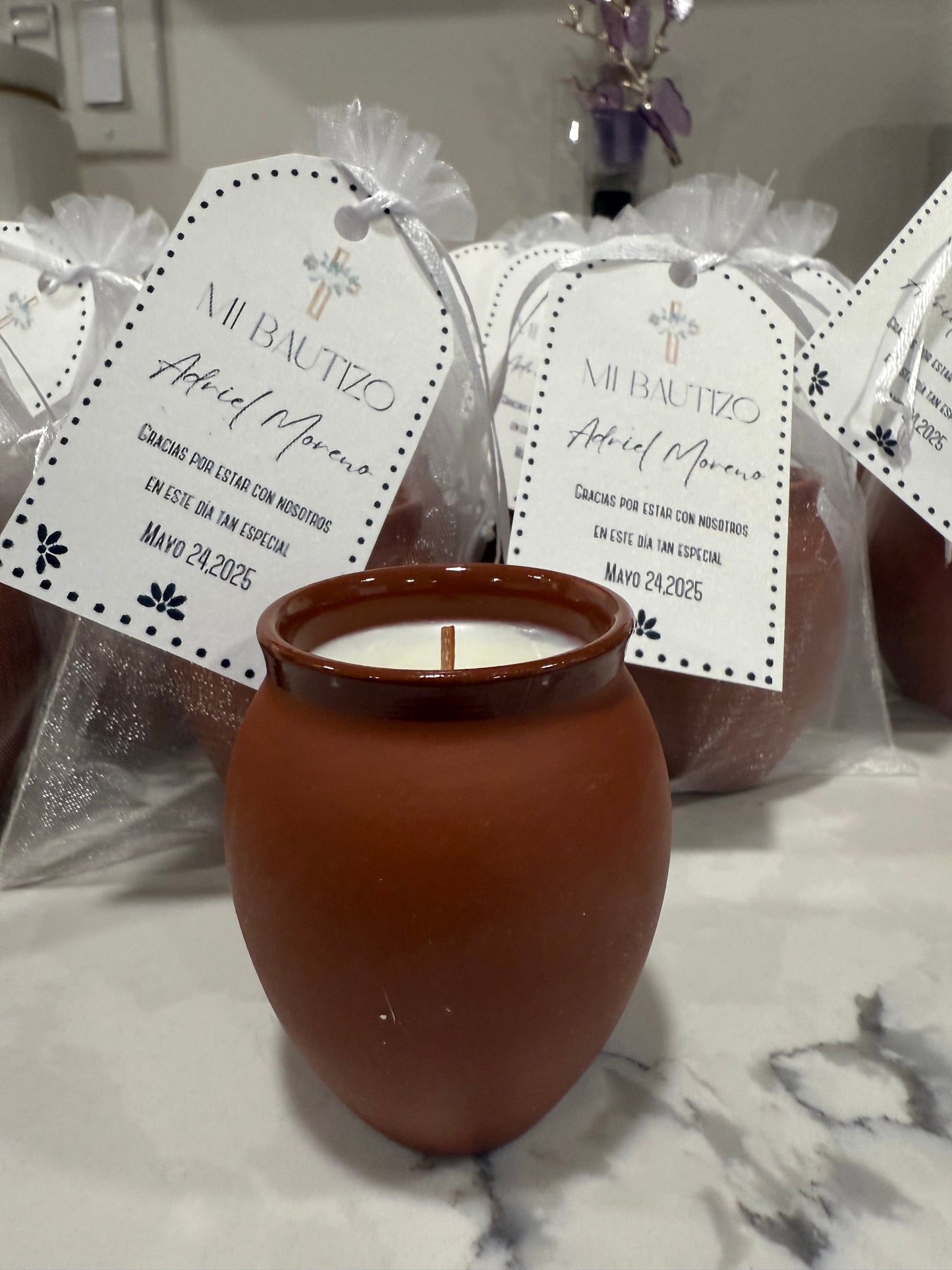 Mini Cantarito Candles ( 1 Dozen)