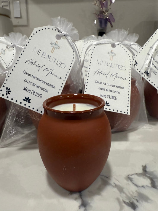 Mini Cantarito Candles ( 1 Dozen)