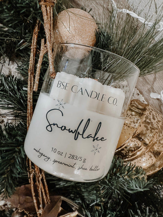 Snowflake Candle