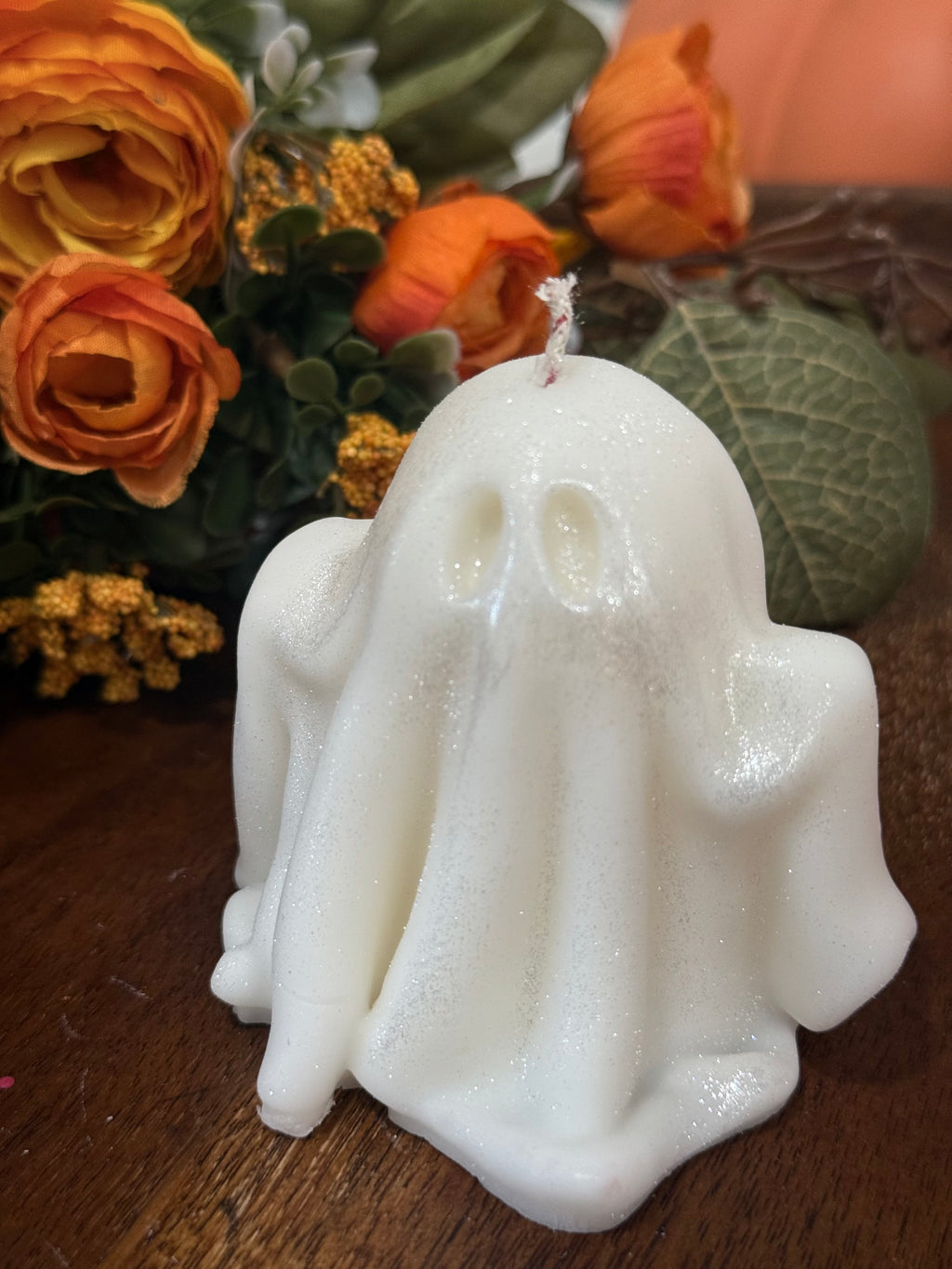 Ghost Pillar Candle