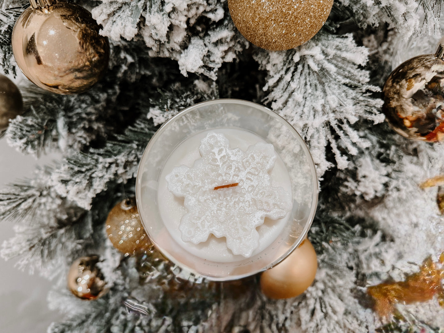 Snowflake Candle