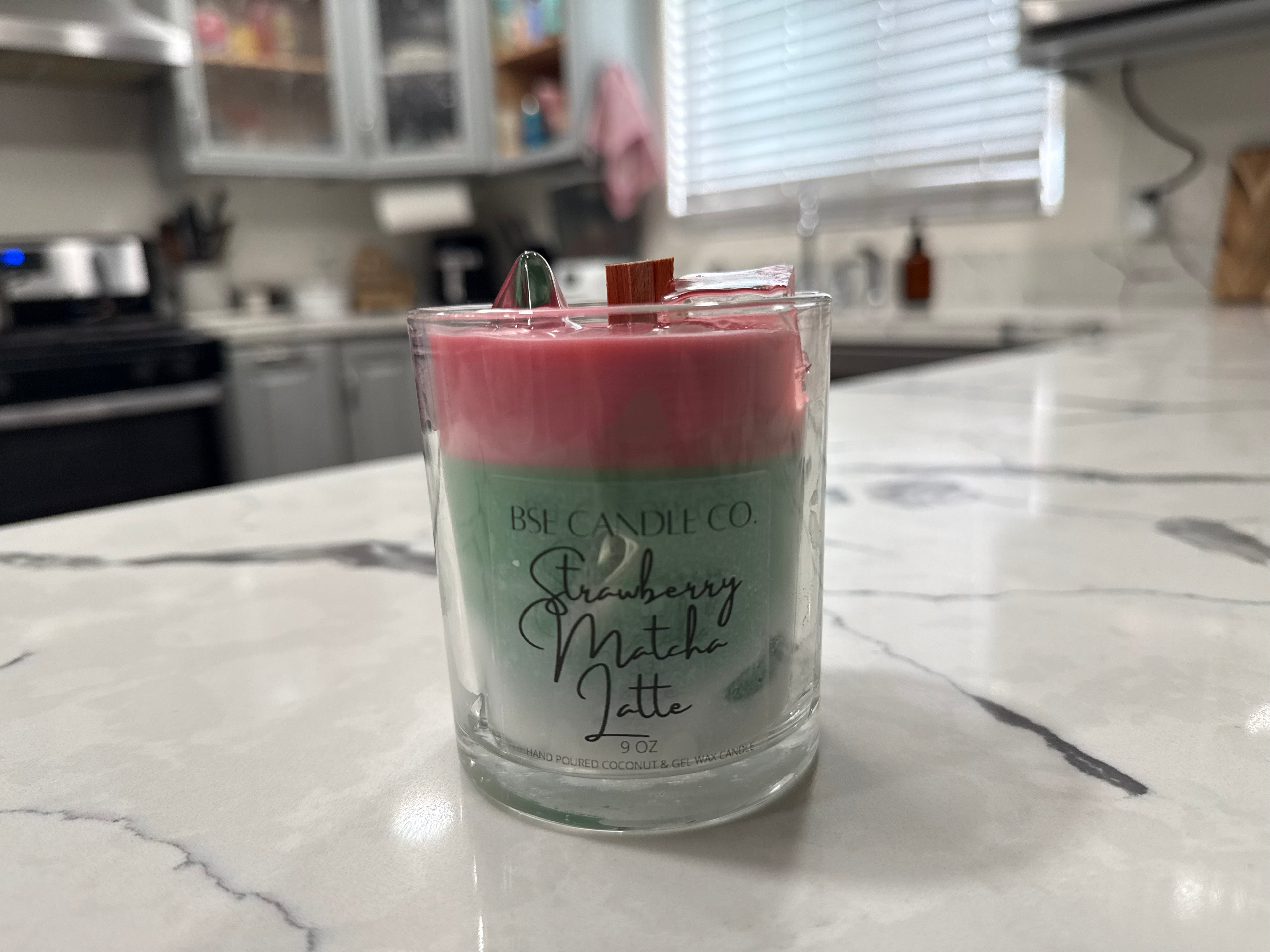 Strawberry Matcha Latte Candle