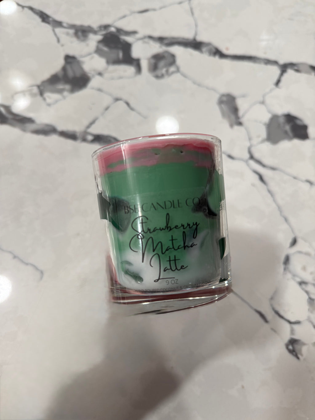 Strawberry Matcha Latte Candle