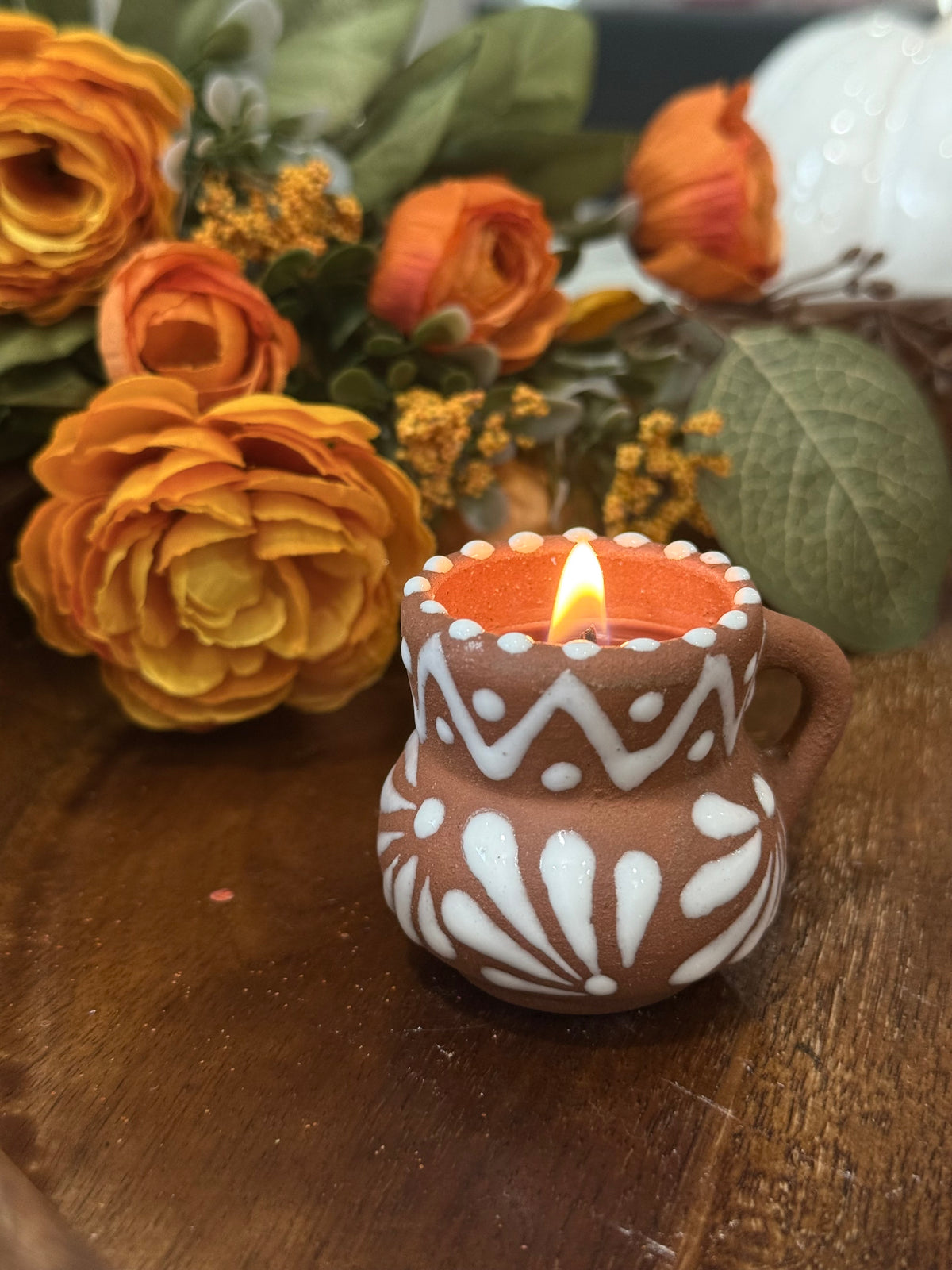 Mini talavera brown mug