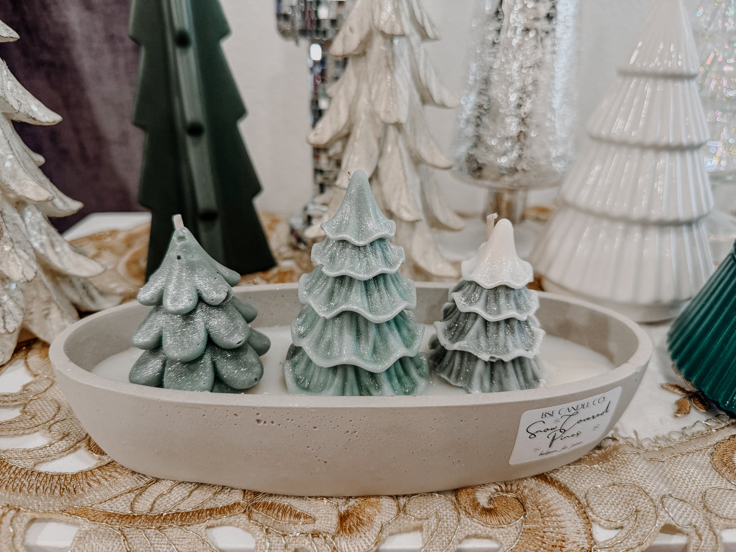 Snow Covered Pine Trees