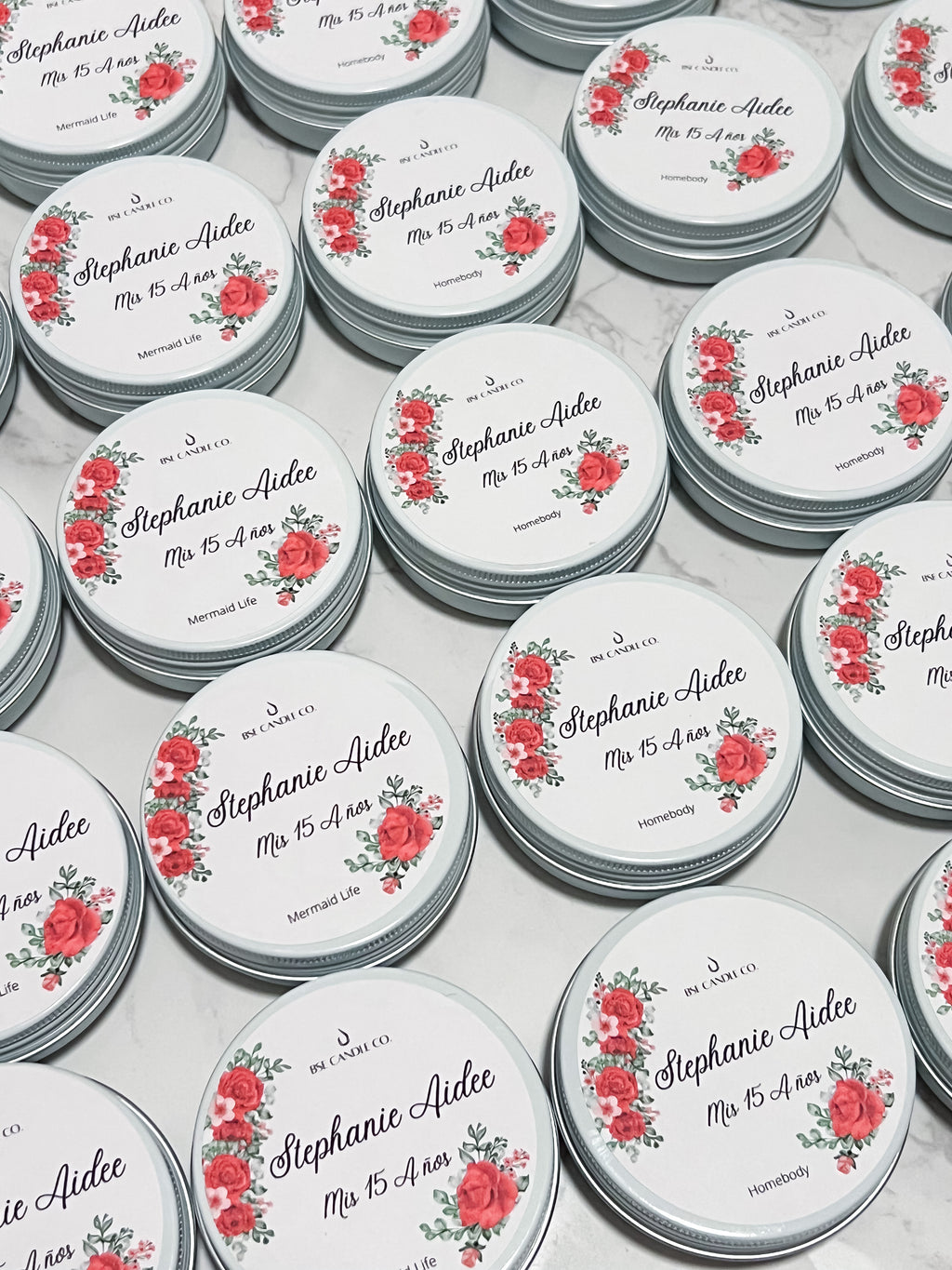 Tin Candle Favors (Dozen)