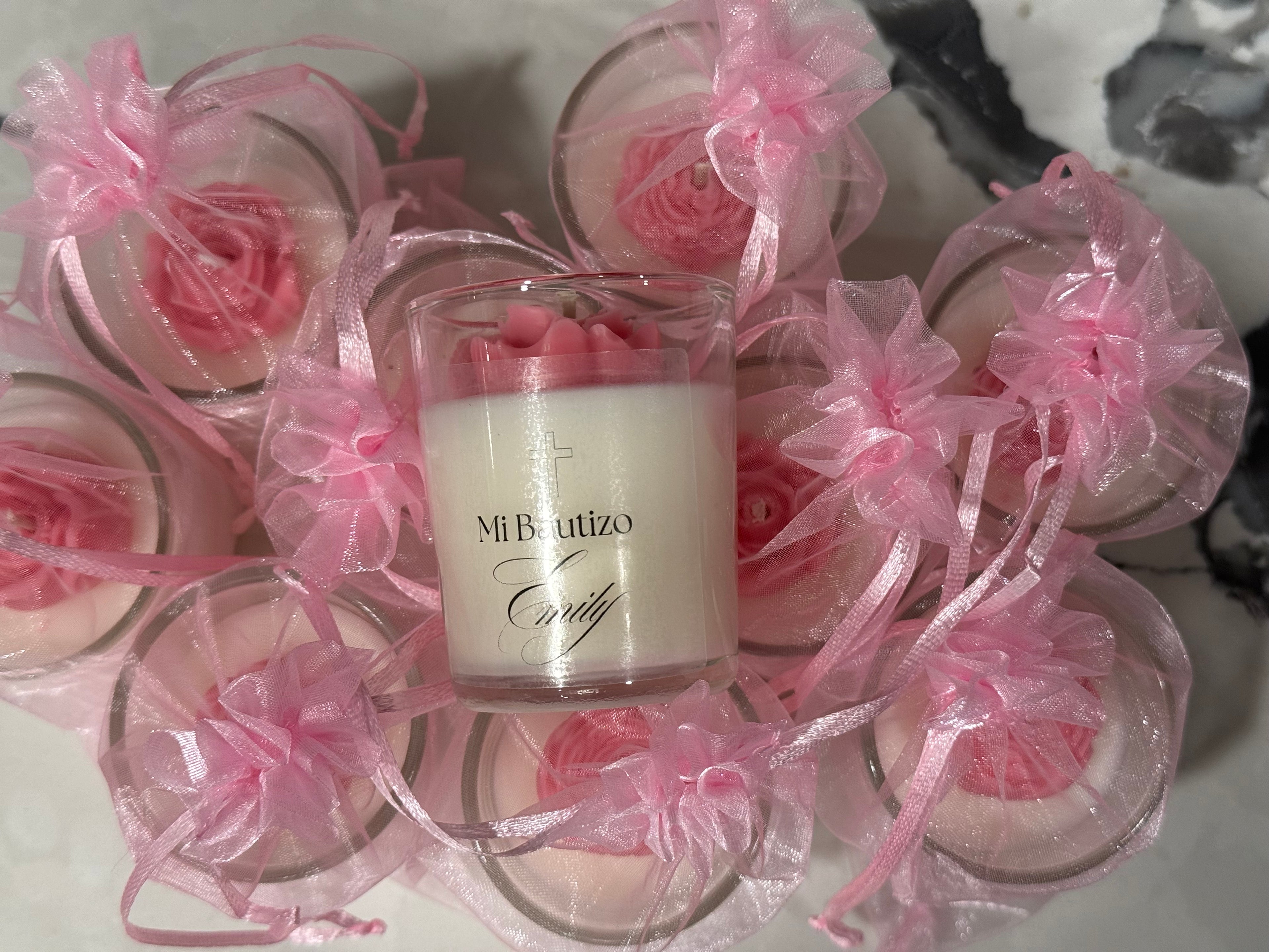 Flower Candle Favors (Dozen)