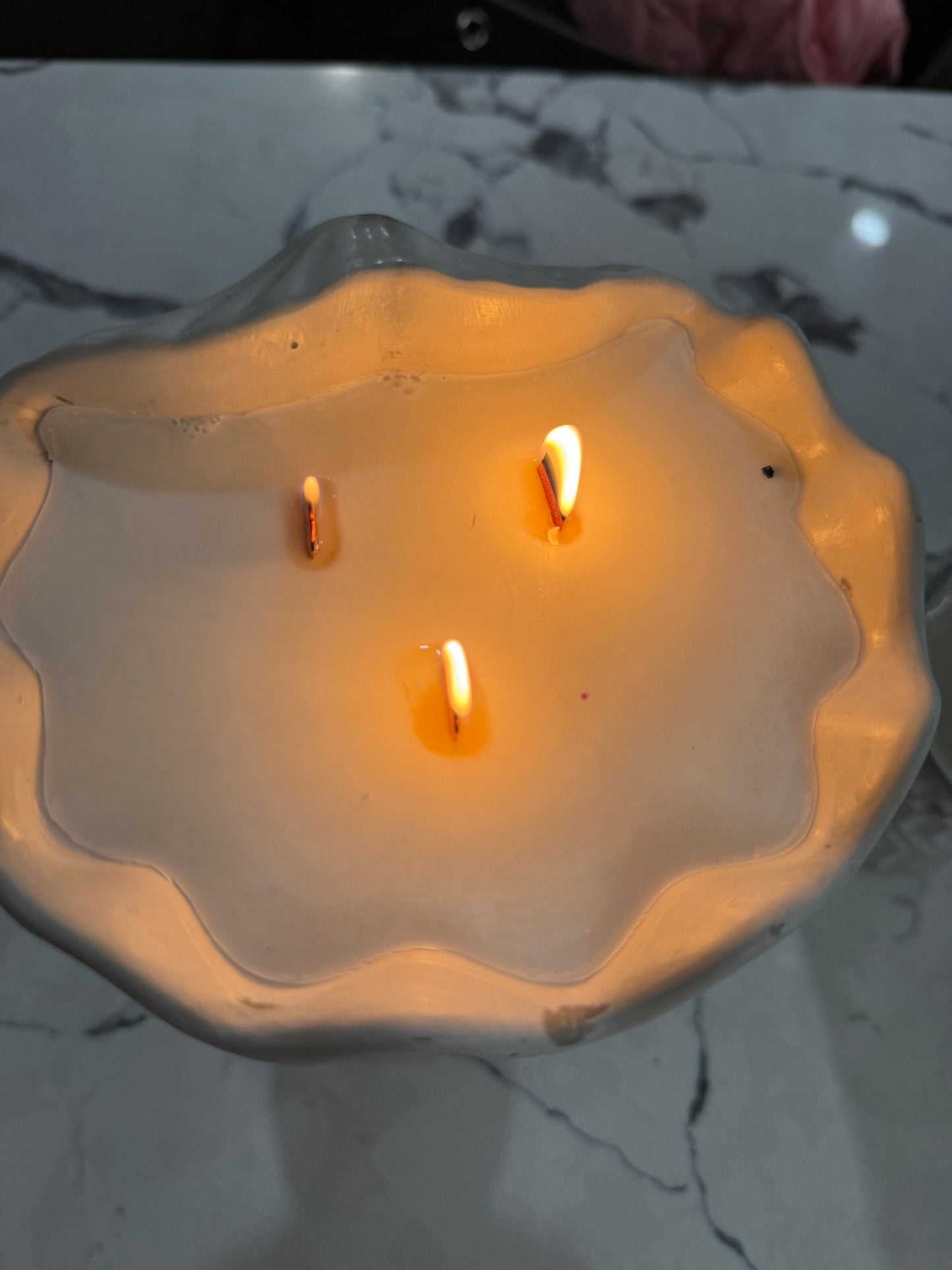 Large Shell Candle