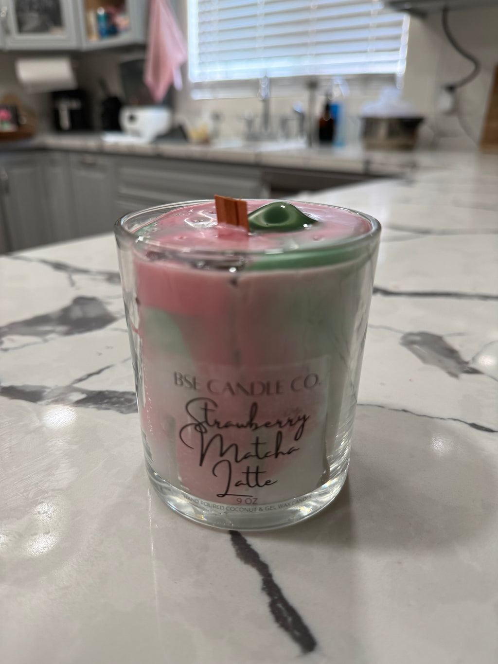 Strawberry Matcha Latte Candle