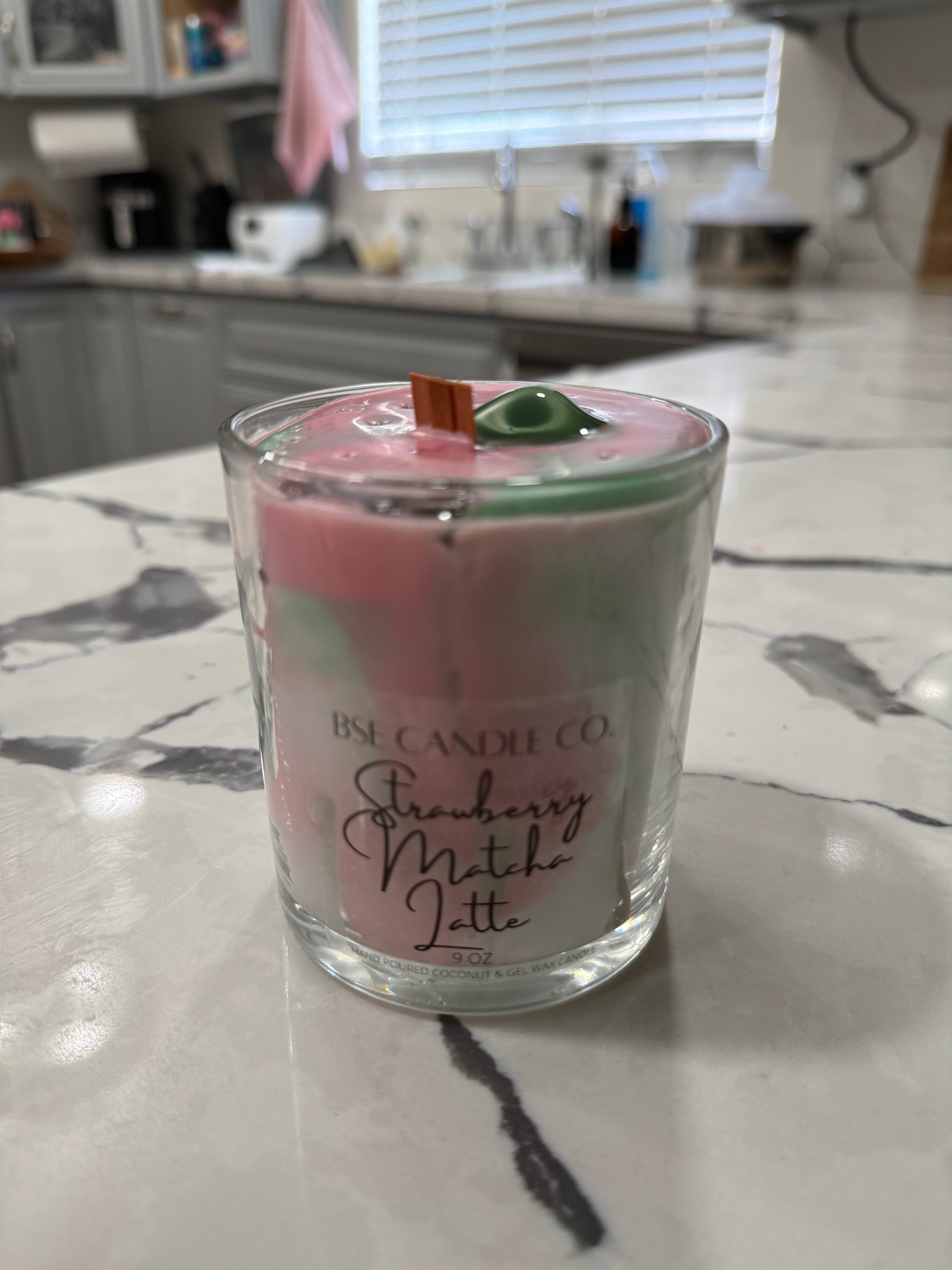 Strawberry Matcha Latte Candle